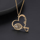 STA 14K Gold Plated Personalized Tennis Name Chain