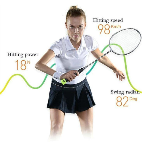 STA 3.0 Smart Badminton Training Swing Analyzer Bluetooth, Activity Tracker Compatible with Android & IOS Phone - Supreme Tennis Athletes