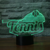 STA 3D Tennis Racket Night Light LED Colorful - Supreme Tennis Athletes