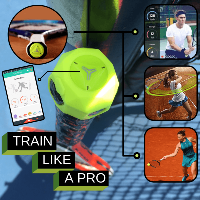 STA Smart Tennis Training Swing Analyzer Bluetooth, Activity Tracker Compatible with Android &amp; IOS Phone