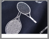 STA Premium Short Sleeve Casual Tennis Racquet Embroidery - Supreme Tennis Athletes