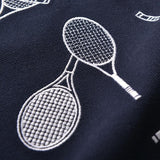 STA Premium Short Sleeve Casual Tennis Racquet Embroidery - Supreme Tennis Athletes