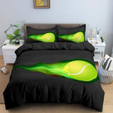 STA PREMIUM Superstar Series: 3D Tennis Bedding Set Duvet Cover /Twin/ Queen/ King  (No Filler),US/UK/AU/EU