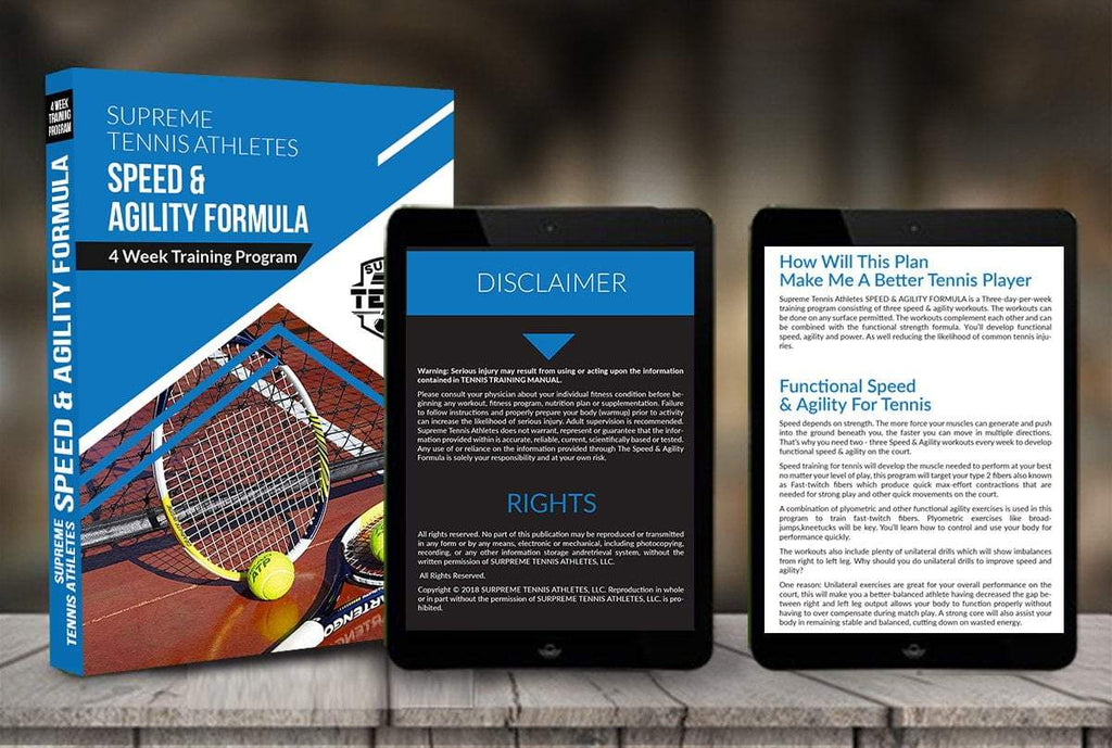 STA SPEED & AGILITY FORMULA 4- WEEK TRAINING PROGRAM – Supreme Tennis Athletes