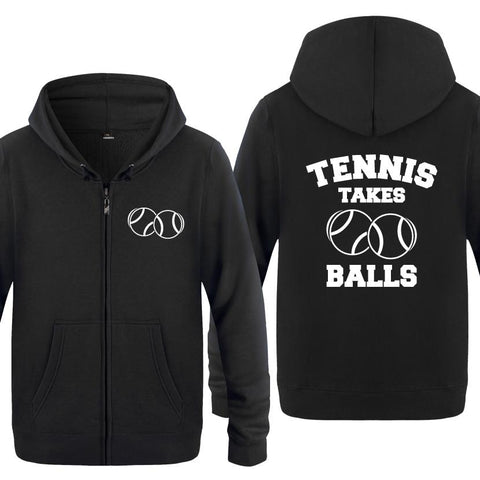 STA Tennis Takes Balls Men's Hoodie - Supreme Tennis Athletes