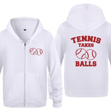 STA Tennis Takes Balls Men's Hoodie - Supreme Tennis Athletes