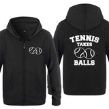 STA Tennis Takes Balls Men's Hoodie - Supreme Tennis Athletes