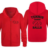 STA Tennis Takes Balls Men's Hoodie - Supreme Tennis Athletes