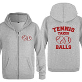 STA Tennis Takes Balls Men's Hoodie - Supreme Tennis Athletes