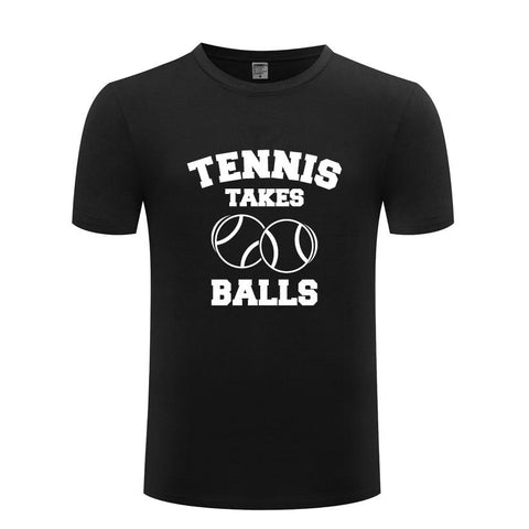 STA Tennis Takes Balls Men's Shirt - Supreme Tennis Athletes
