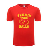 STA Tennis Takes Balls Men's Shirt - Supreme Tennis Athletes