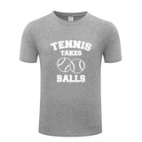 STA Tennis Takes Balls Men's Shirt - Supreme Tennis Athletes