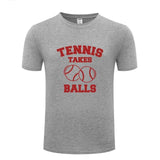 STA Tennis Takes Balls Men's Shirt - Supreme Tennis Athletes