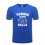 STA Tennis Takes Balls Men's Shirt - Supreme Tennis Athletes